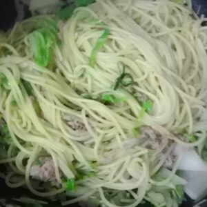 ツナとお野菜のペペロンチーノ